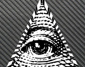 Illuminati All Seeing Eye Vinyl Sticker Decal Custom