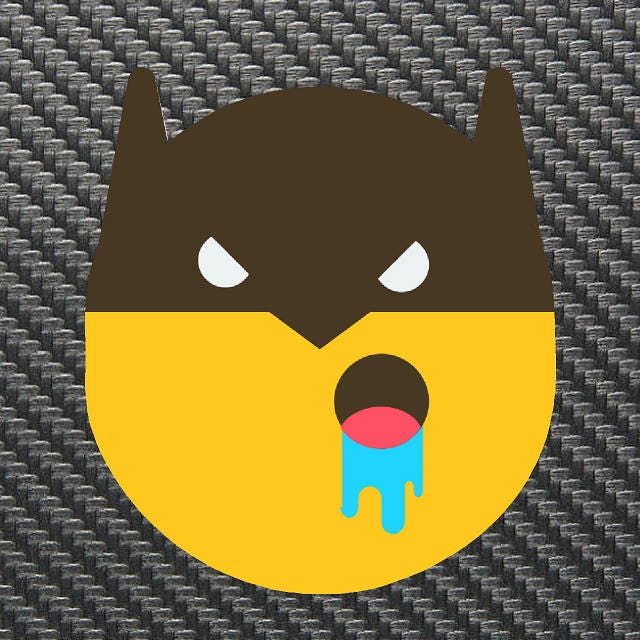 Drooling Bat Emoji Vinyl Sticker Decal Custom - Etsy