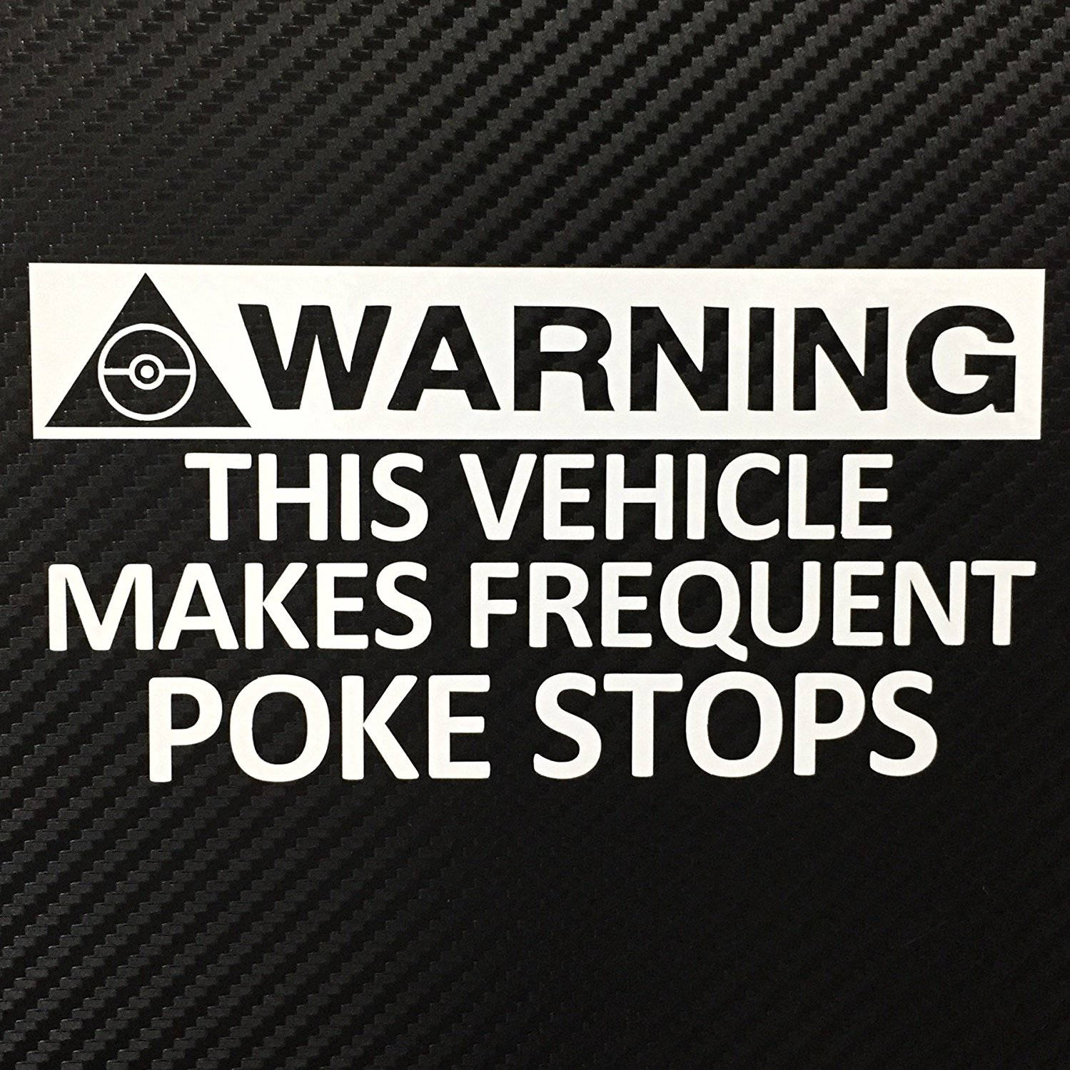 This Vehicle Makes Frequent Poke Stops Vinyl Sticker Decal Etsy This Vehicle Makes Frequent Poke Stops Vinyl Sticker Decal Etsy