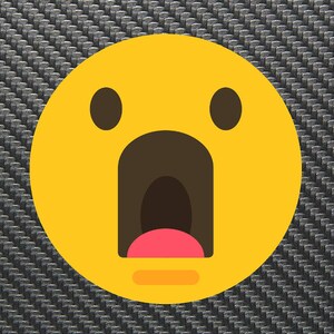 OMG Emoji Vinyl Sticker Decal Custom