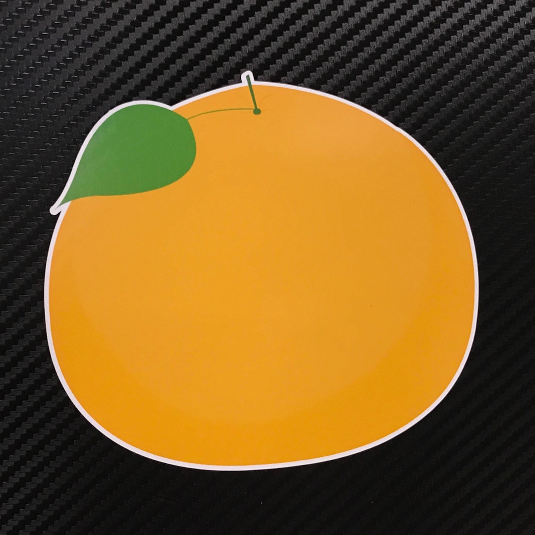 Orange Update Sticker Orange Vinyl Sticker Decal Custom - Etsy