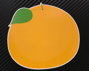 Orange Vinyl Sticker Decal Custom