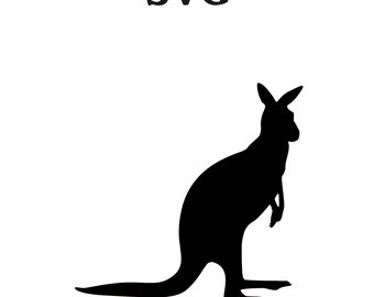 Kangaroo Svg Etsy