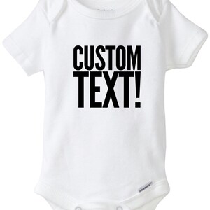 Camiseta/body de bebé personalizado