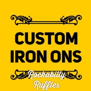 Custom Iron On, Iron On, Iron On Decal, Custom Decal, Iron On Transfer, Iron On Vinyl, Custom Vinyl, Custom Logo, Custom Heat Transfer
