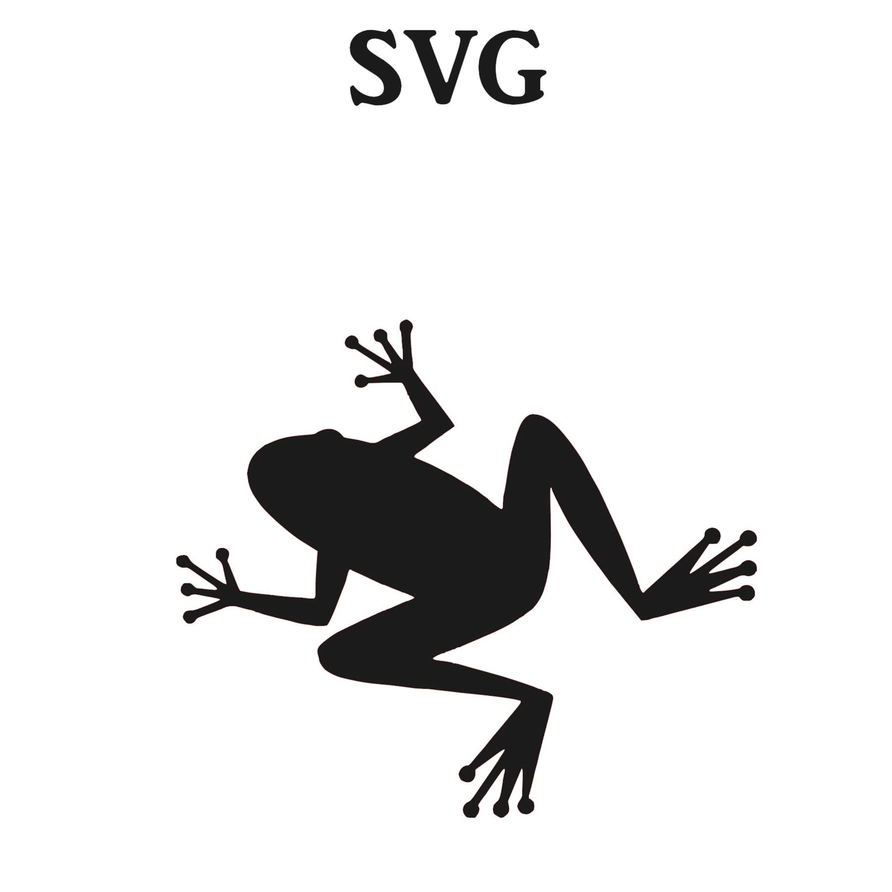 Frog SVG File SVG Files for Cricut Svg Files for Silhouette Etsy