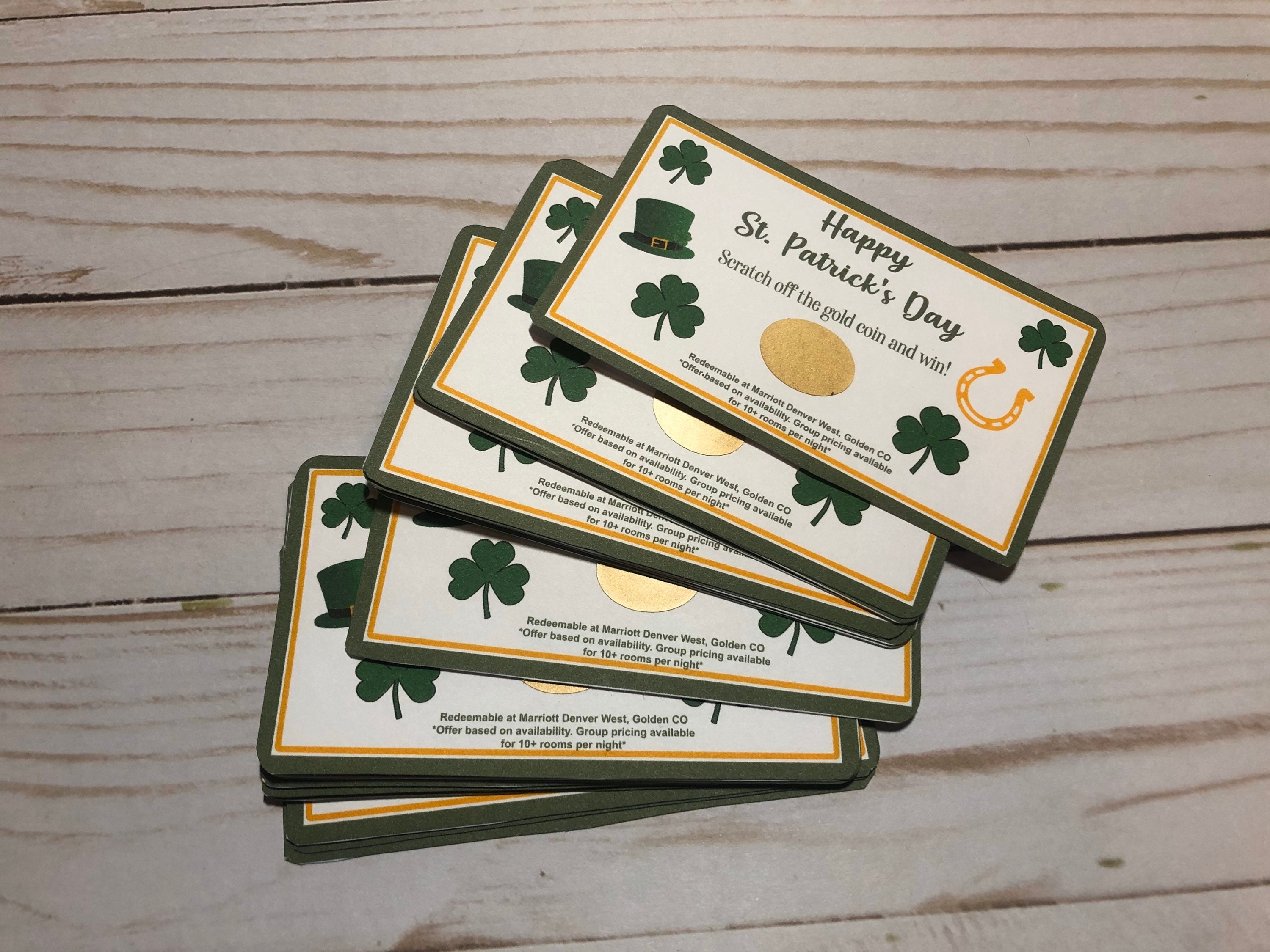 Custom Scratch Cards Etsy