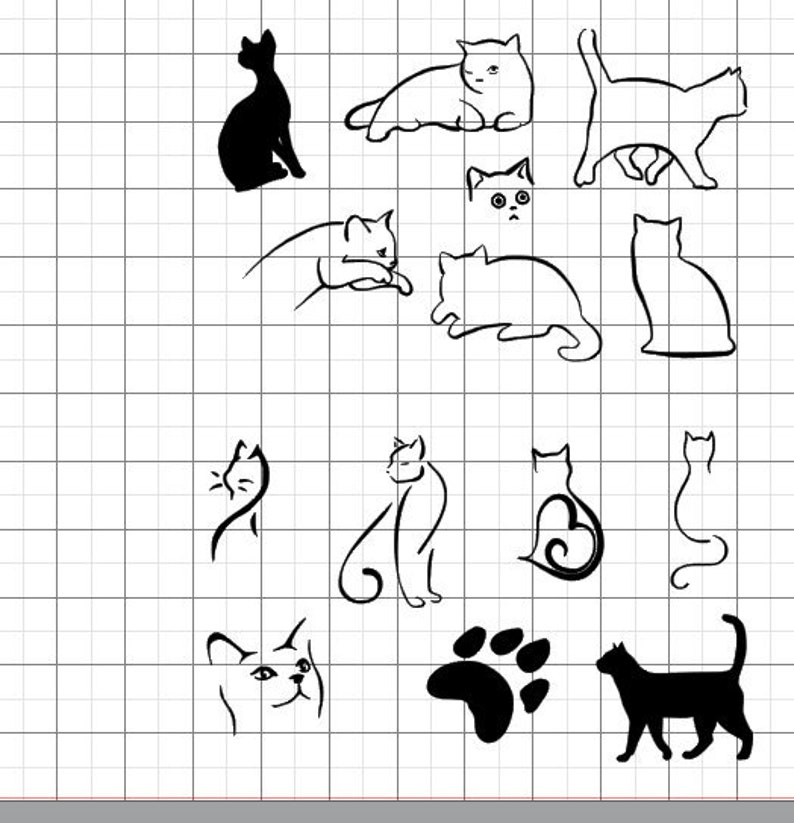 Cat Bundle SVG image 1
