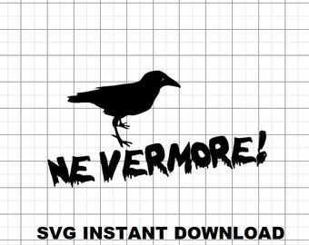 Raven Nevermore SVG