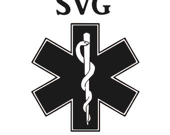Ambulance symbol SVG file, SVG files for Cricut, Svg files for Silhouette, Digital Download, Svg Design, Cricut files, ambulance file