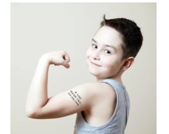 Custom Child Safety Temporary Tattoo, If Lost ID