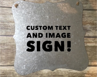 Custom Metal Sign, Personalized Sign, Metal Sign, Metal Wall Art, Custom Sign, Family Name Sign, Metal Wall Decor, Outdoor Sign, Name Sign