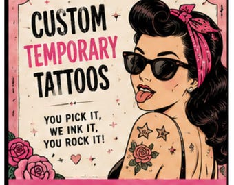 Tatuajes temporales personalizados