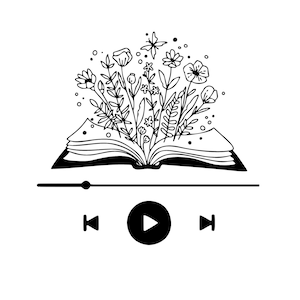 Book SVG, Audiobook Reader Svg, Audiobook Svg, Reading gift for her, Shhh I&#39;m Reading, Bookworm Quote,  Bookish Svg, Audiobook Cut File