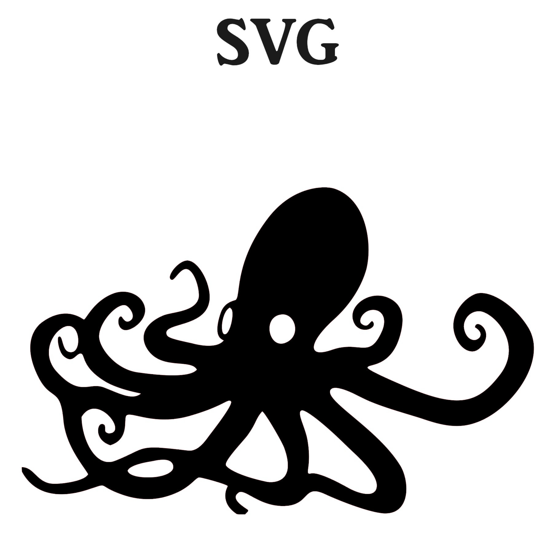 Octopus SVG File SVG Files for Cricut Svg Files for | Etsy
