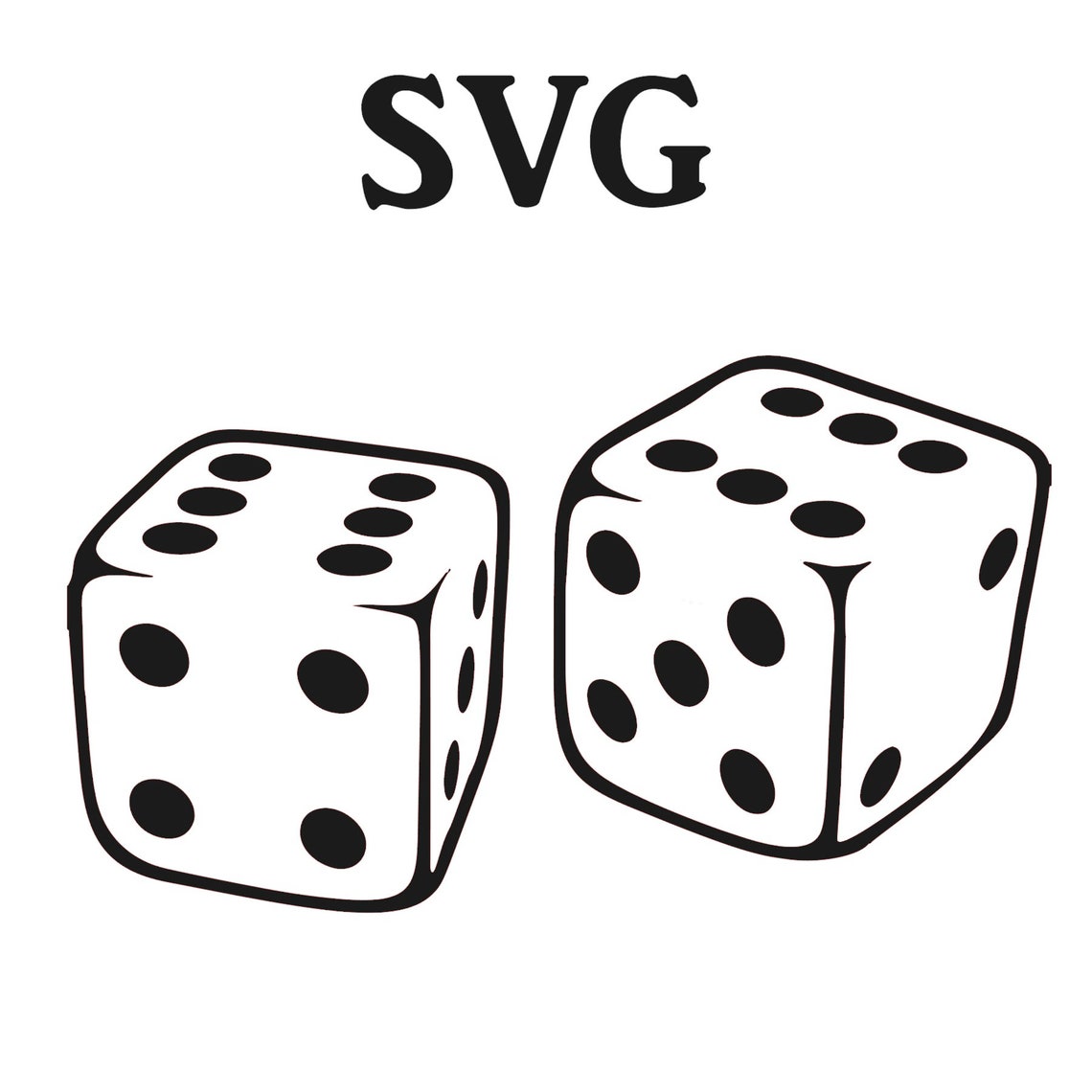 Dice SVG File SVG Files for Cricut Svg Files for Silhouette Etsy