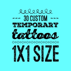 Temp Tattoos, Temp Tattoos for Kids, Custom Temporary Tattoos, Temporary Tattoo Face, Custom Temporary Tattoo Wedding, Temporary Tattoo Lost