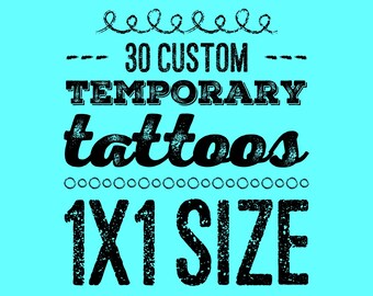 Custom Temporary Tattoos, Personalized Party Favors, Kids Events