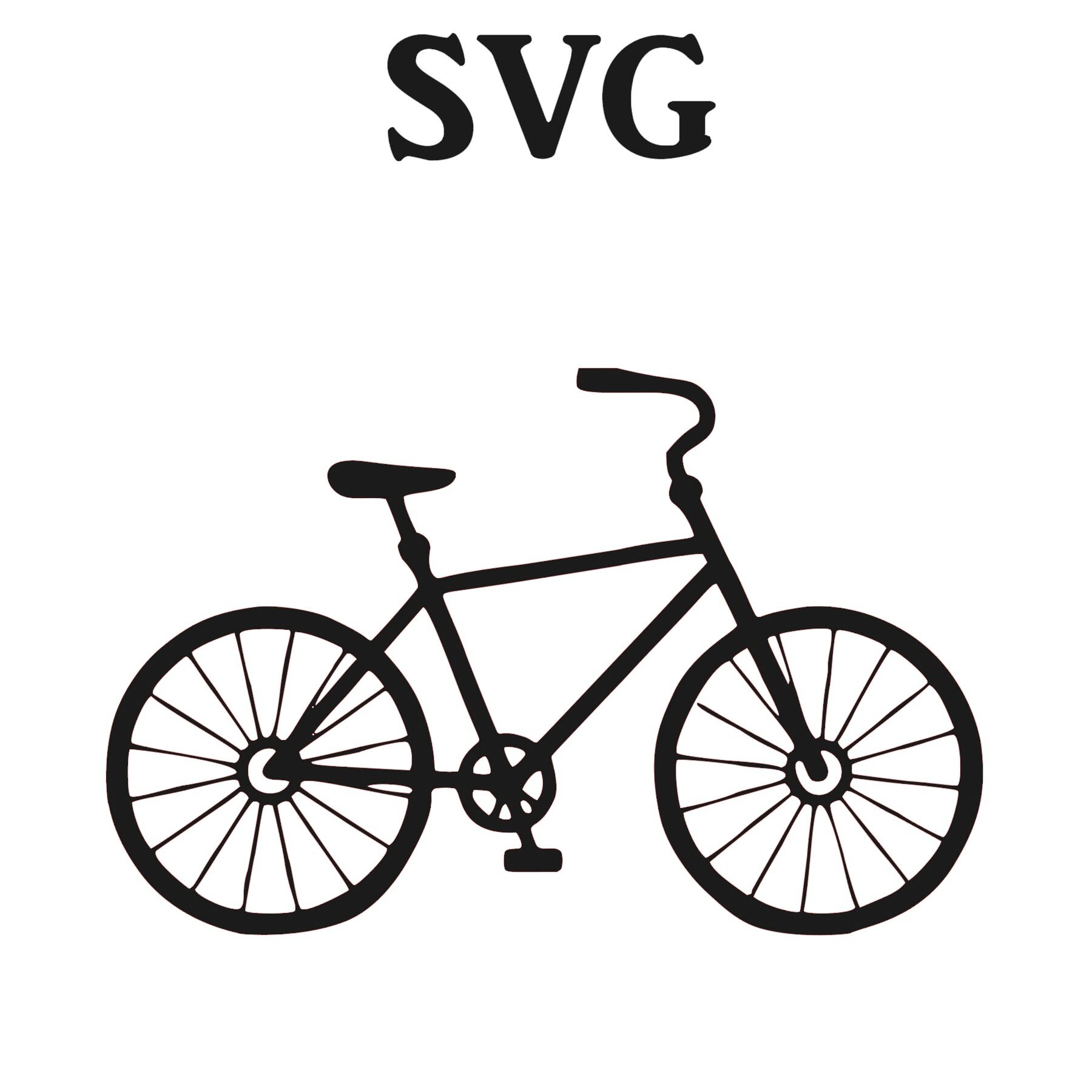 Bicicleta SVG archivo archivos SVG para Cricut archivos Svg Etsy México