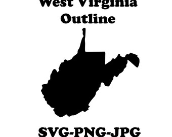 West Virginia Svg, West Virginia, West Virginia Outline Svg, West Virginia State Svg, State Svg, Silhouette Svg, jpg, West Virginia Clipart