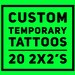 Custom Tattoos, Tattoo Design, Bachelorette Tattoos, Custom Tattoos, Fake Tattoo, Tattoo Flash, Tattoo Commission, Temporary Tattoos 