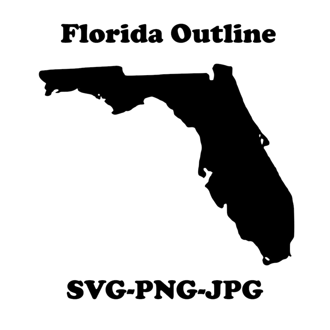 Florida Svg, Florida, Florida Outline Svg, Florida State Svg, State Svg