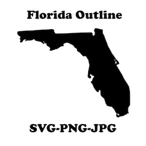 Florida Svg, Florida, Florida Outline Svg, Florida State Svg, State Svg, Silhouette Svg, Png, Jpeg, Jpg, Florida Clipart