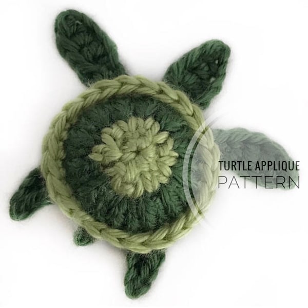 Turtle appliqué pattern, Sea turtle appliqué pattern, Turtle embellishment pattern, Sea turtle embellishment pattern, PATTERN ONLY
