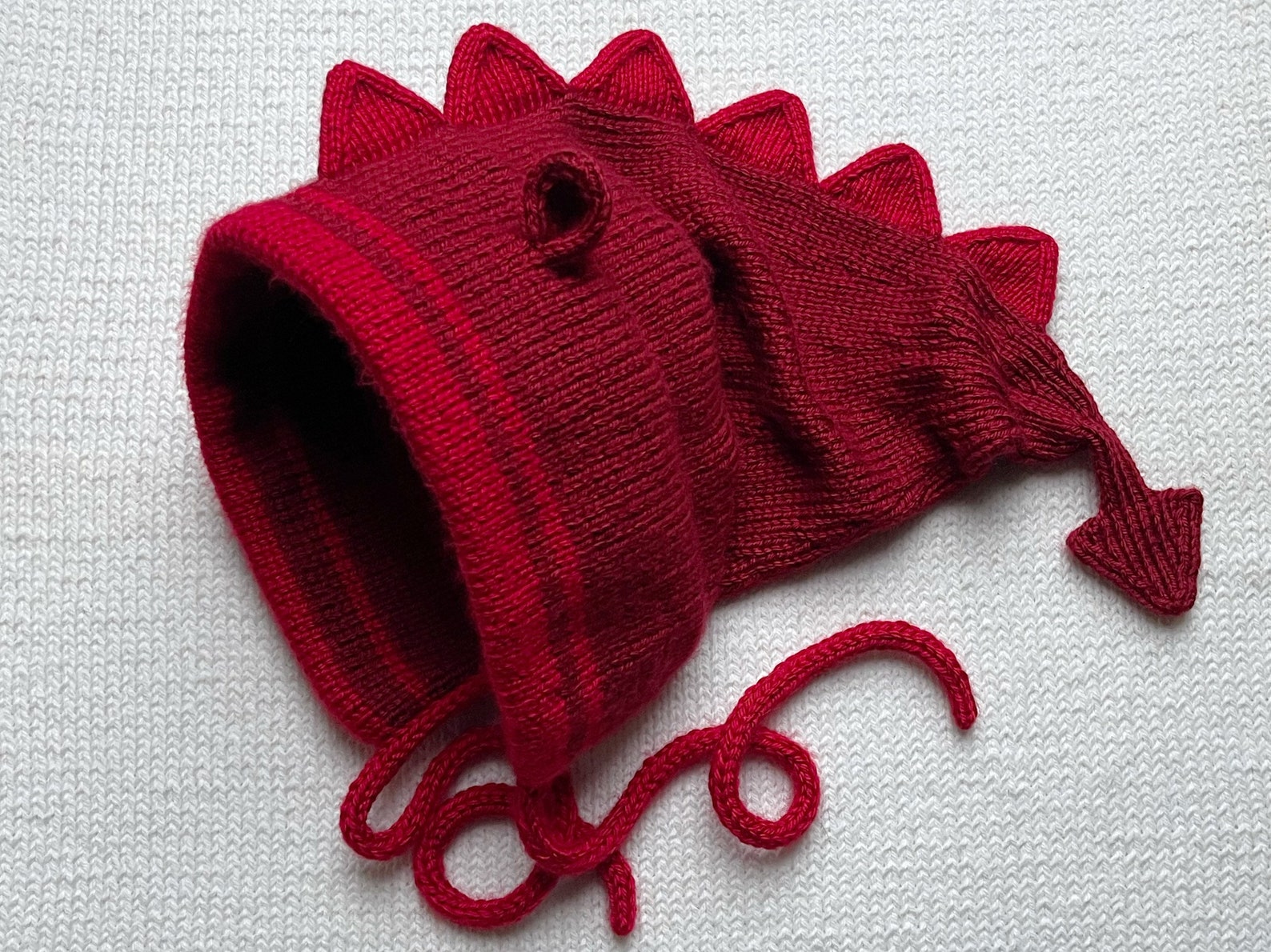 Knit Dragon Hat Crochet Dragon Hat Dragon Hat Dragon Tail Etsy