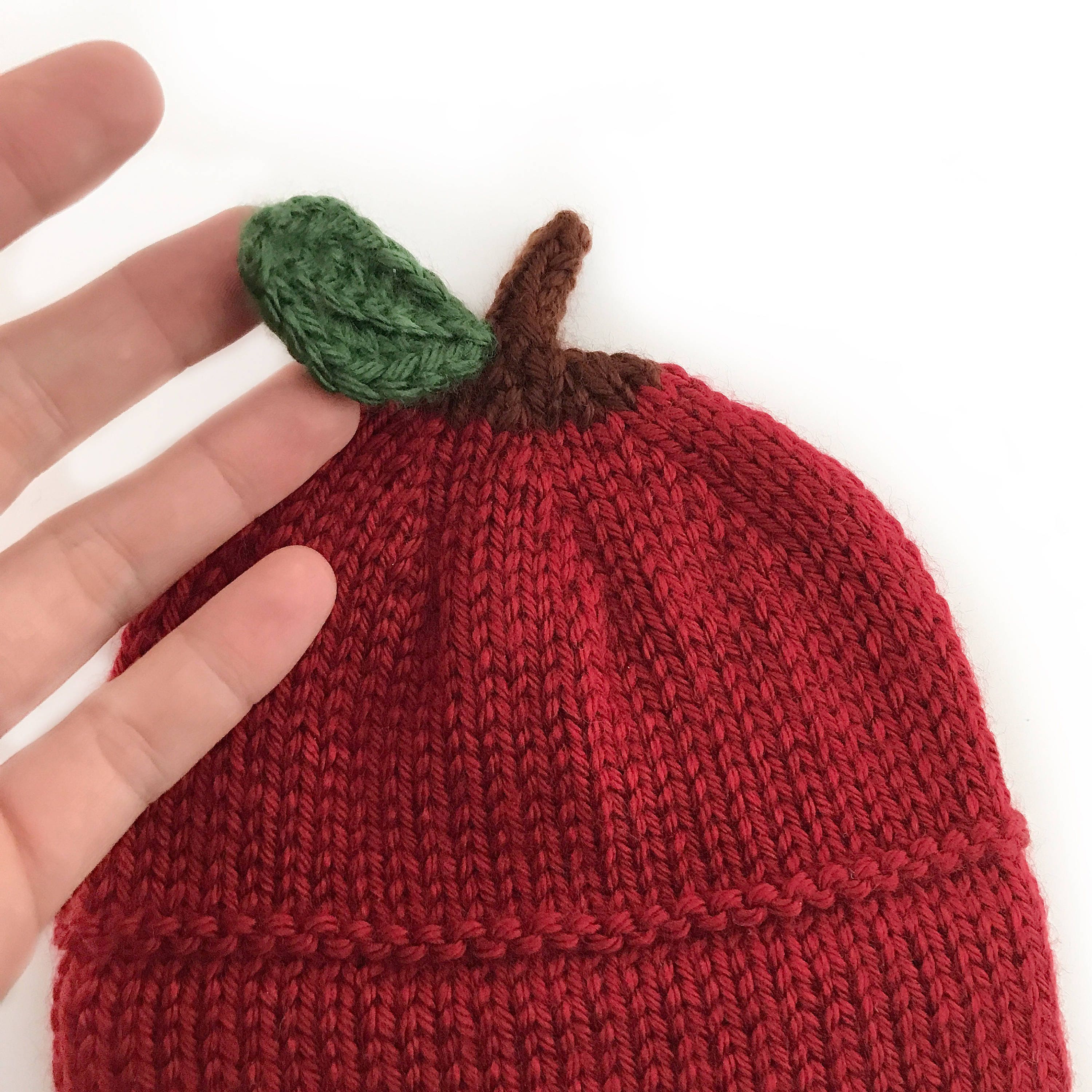 Knit Apple Hat | Etsy Hong Kong