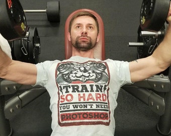 Training T-shirt Gym Workout Shirt Motivational Gym Fitness Funny Mens Shirt Best Training Work out shirt