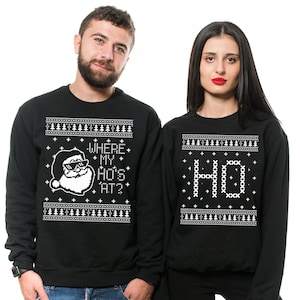 Weihnachten Pullover Paar Pullover Rudolph Sweatshirt Etsy