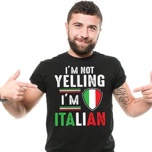 Italian T-Shirt Gift For Italian Funny Italy Flag Patriotic Birthday Gift Ideas Nationality Tee Shirt