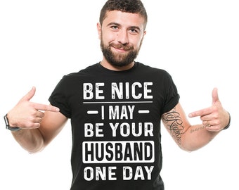 Husband T-Shirt Funny Husband Birthday Gift For Him Humor Graphic Tee Shirt