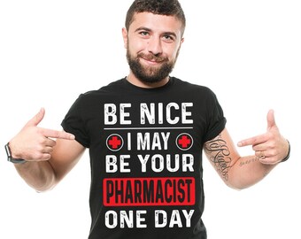 Pharmacist T-Shirt Gift For Pharmacist Funny RX Cool Graphic Profession Occupation Funny Shirt