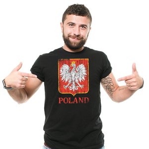 Camiseta con el escudo de armas de Polonia Camiseta con la nacionalidad de la diáspora polaca del Día de Polonia