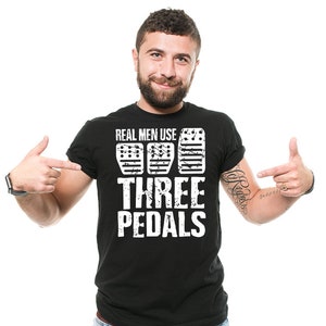 Racer T-Shirt Funny Street Racing Three Pedals Manual Transmission T-Shirt