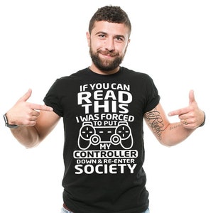 Gaming T-Shirt Funny Gamer T-Shirt Birthday Gift Son Tee Shirt