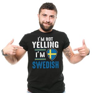 Swedish T-Shirt Sweden Patriotic Nationality Swedish Diaspora Tee Shirt