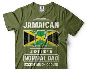 Jamaican Dad T-Shirt Funny Father's Day Gift For Father Daddy Dad Jamaican Heritage Tee Shirt