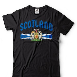 Scotland Flag T-Shirt Gift For Scottish Patriotic Scottish Diaspora Scotland Day Tee Shirt