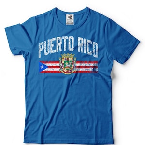 Puerto Rico Flag T-Shirt Boricua Nationality Patriotic Puerto Rico Diaspora Tee Shirt