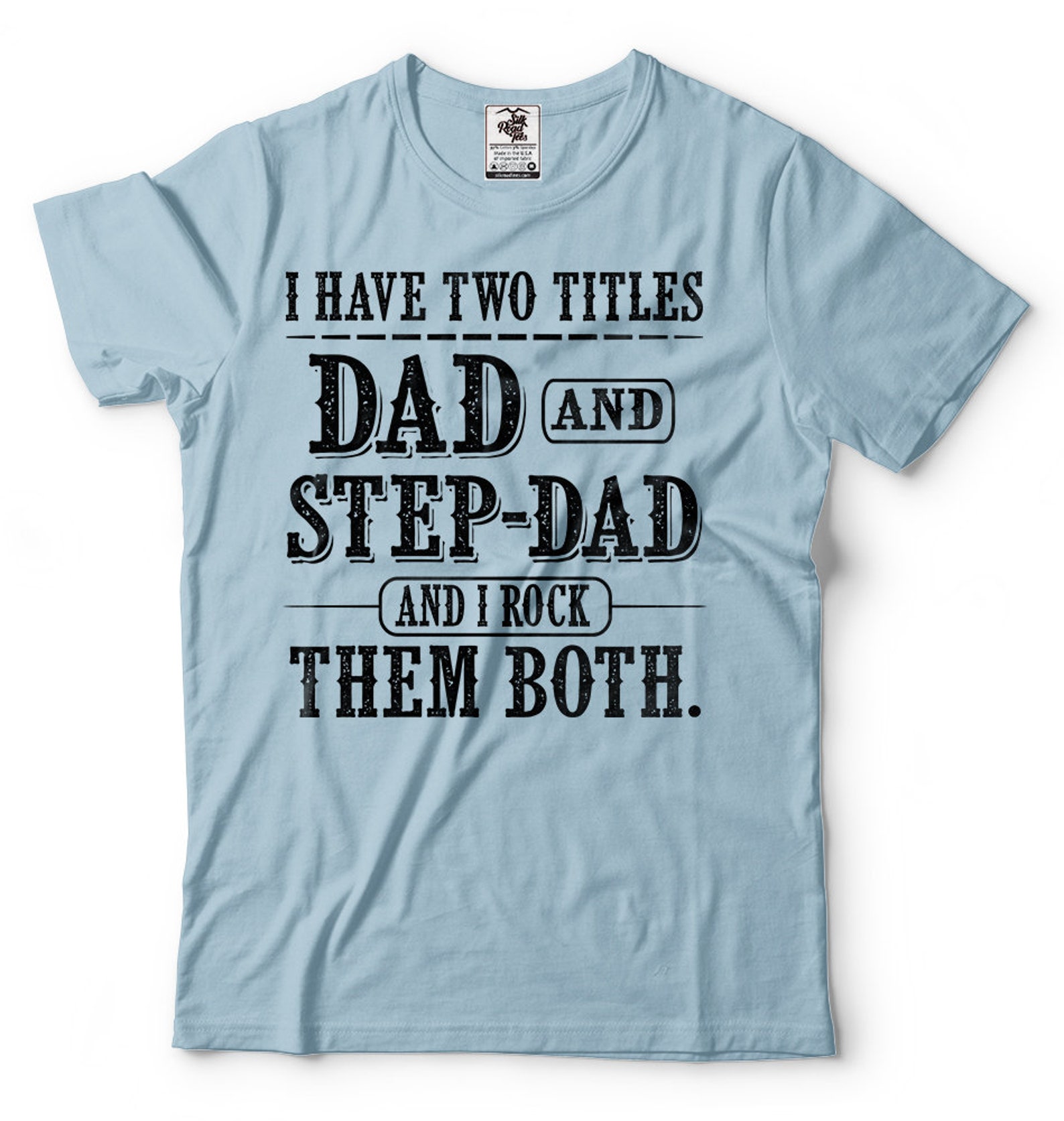 Step Dad Tee Shirts
 Step Dad T shirt Funny Dad Step Father Step Dad Father s Etsy