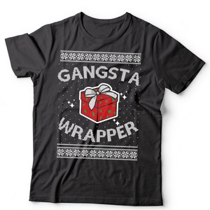 Ugly Christmas Sweater T-Shirt Funny Xmas Party Outfit Tee Shirt