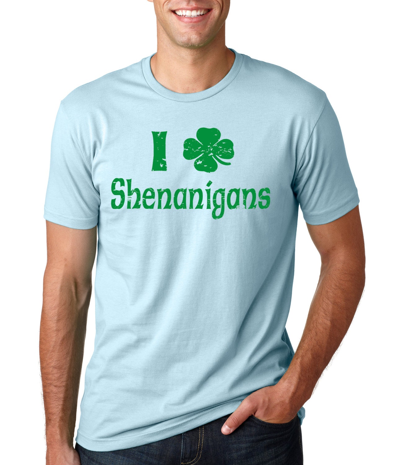 Saint Patrick's Day T-shirt I Love Shenanigans Funny Tee - Etsy