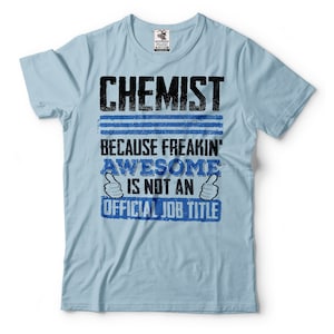 化学者職業Tシャツ 面白い職業Tシャツ