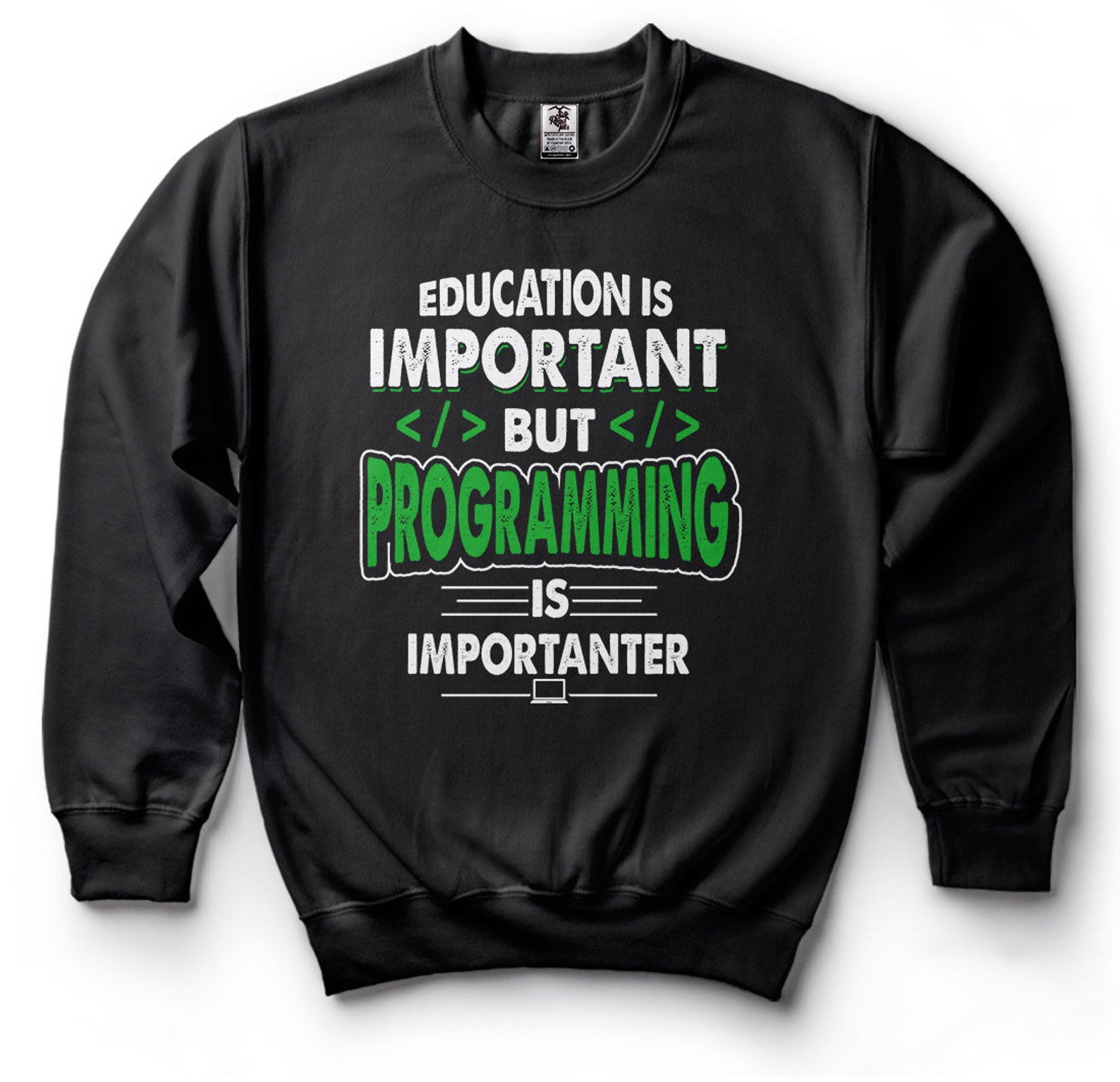 Programming Sweatshirt Funny Programmer Fleece Sweater - Etsy