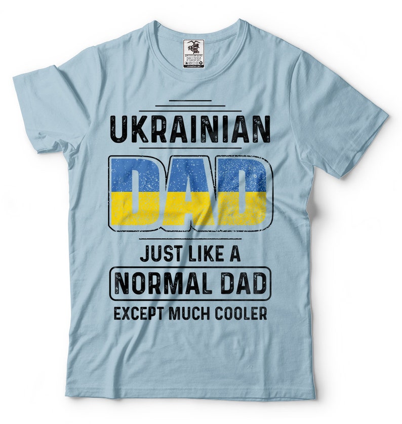 Ukrainian Dad Tshirt Funny Father's Day Gift Ukrainian Etsy