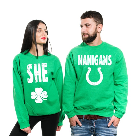 Green sweater for st patrick's day sale