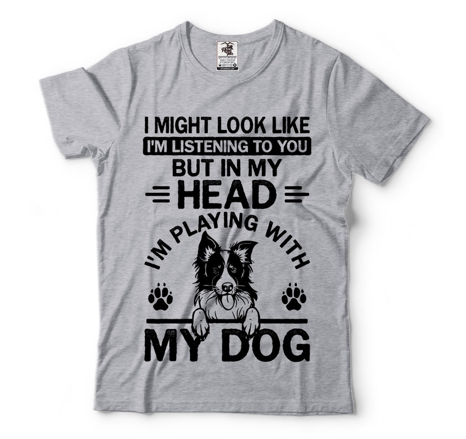 Funny Dog Tshirt Dog Owner Cool Graphic Tshirt Etsy Sweden